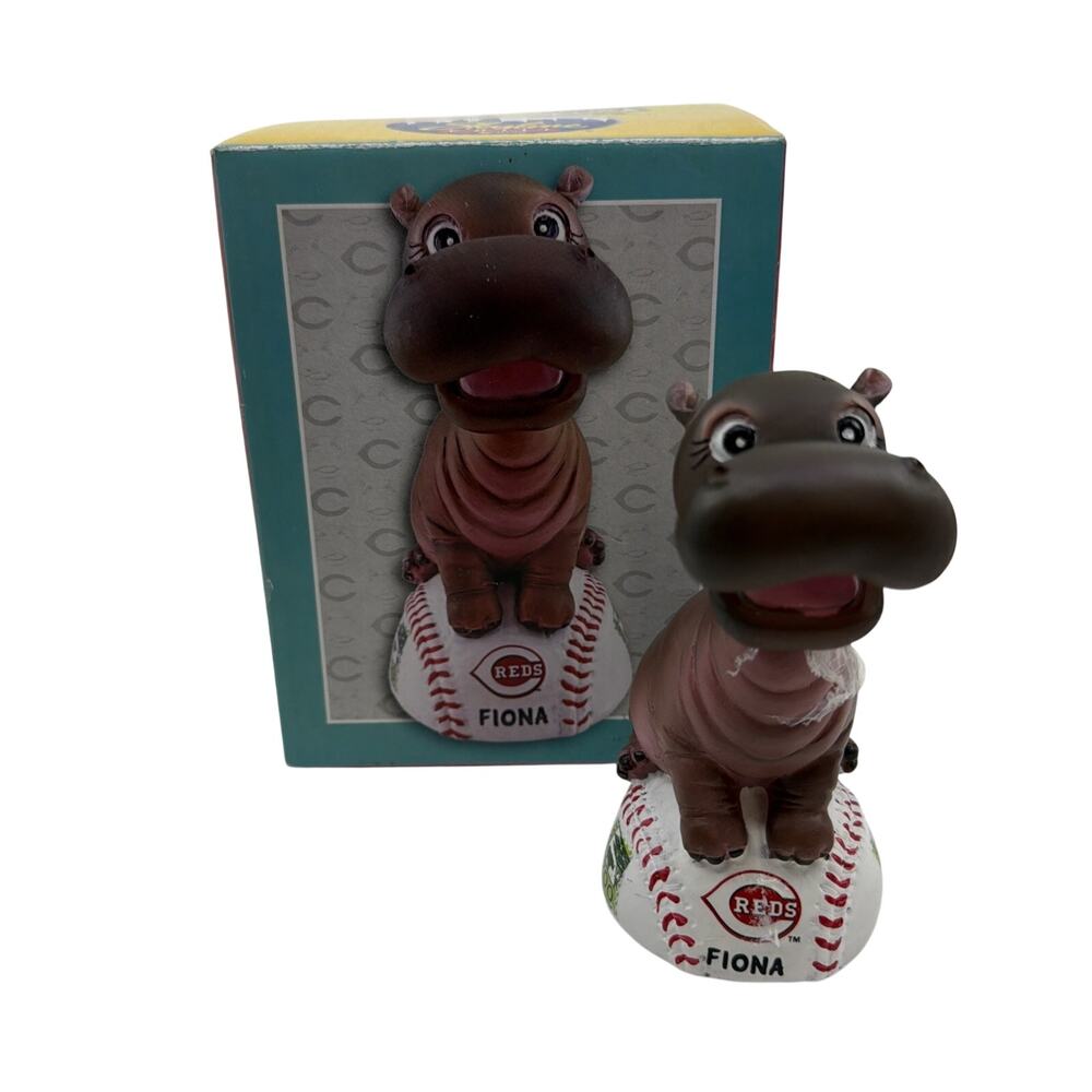 Cincinnati Reds Fiona Hippo Bobblehead 2018 Cincinnati Zoo SGA NIB Rare
